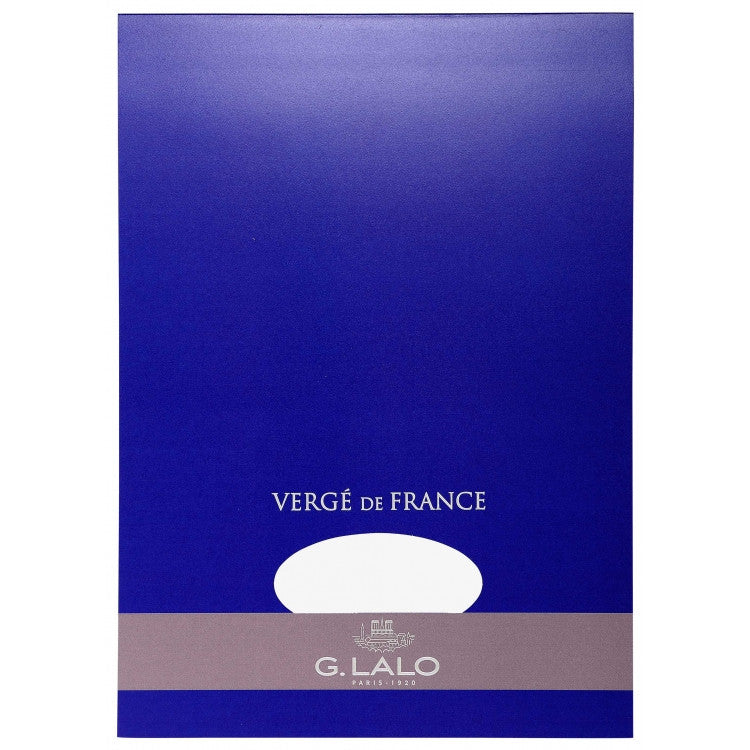 G. Lalo Verge de France Tablet, White, 50 Sheets, 8 1/4 x 11 3/4