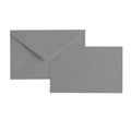 Vellum Stationery Set - Smooth Finish, Flat Card - 3 1/2 x 5 1/2 - Grey