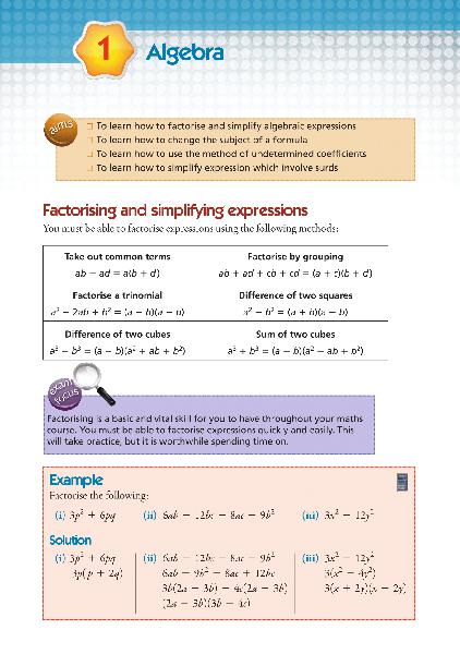 ■ Less Stress More Success - Leaving Cert - Maths Paper 1 - Higher Level