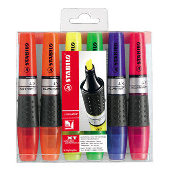 STABILO Luminator Highlighter Wallet of 6
