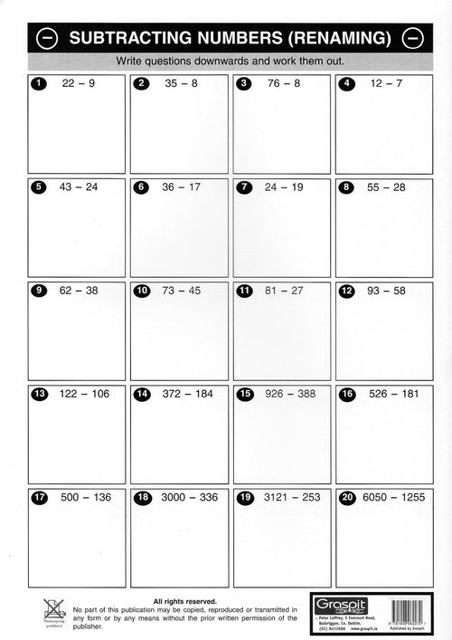 Addition Tables Made Easy - Workbook