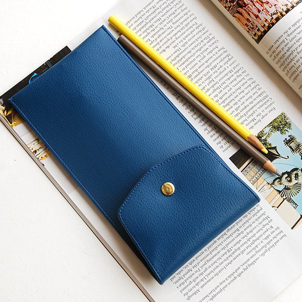 Plepic Extra PENCIL Pocket BEIGE Pen Case PU Pencil Case Storage Case Durable Pen Case Storage Case Pen Case Pen Case | 195 X 100 X 10mm